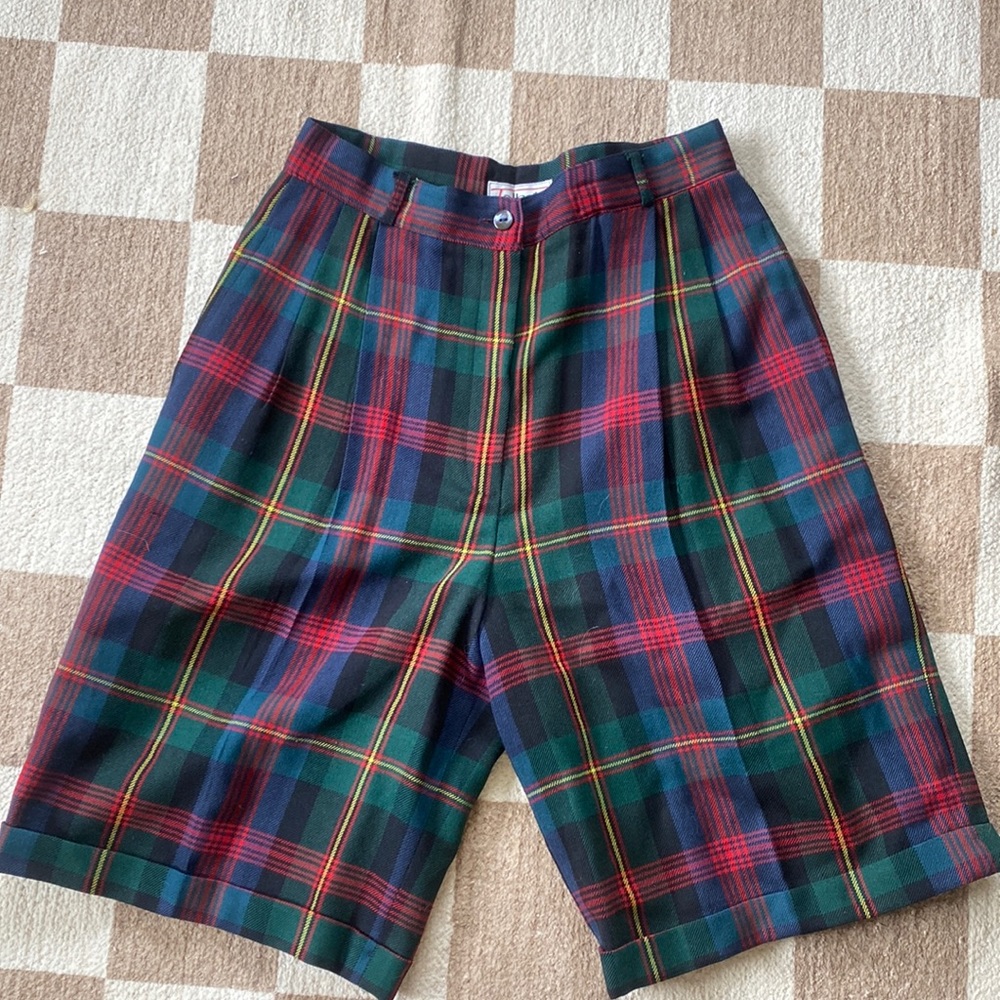 Vintage 80s plaid shirt size 5